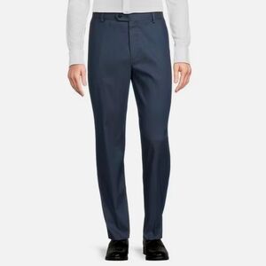Daniel Cremieux Signature Collection Flat Front Dress Pants Sz 42 Navy